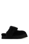 Ugg Disquette Chalet Suede And Sheepskin Slippers In Multi