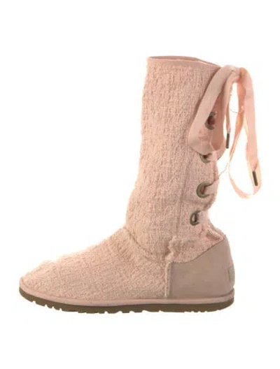 Pre-owned Ugg Boots In Pink