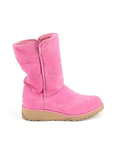 Pre-owned Ugg Boots In Pink