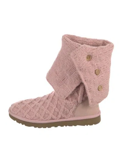 Pre-owned Ugg Boots In Pink