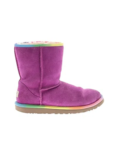 Pre-owned Ugg Boots In Purple