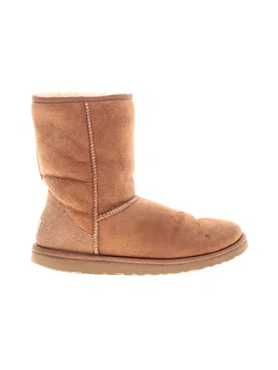 Pre-owned Ugg Boots In Tan