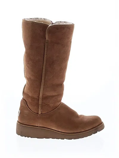 Pre-owned Ugg Boots In Tan