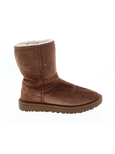 Pre-owned Ugg Boots In Tan