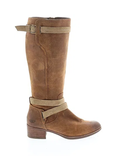 Pre-owned Ugg Boots In Tan