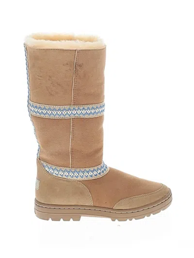 Pre-owned Ugg Boots In Tan