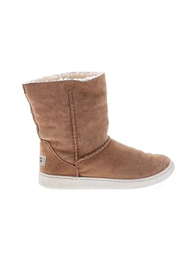 Pre-owned Ugg Boots In Tan