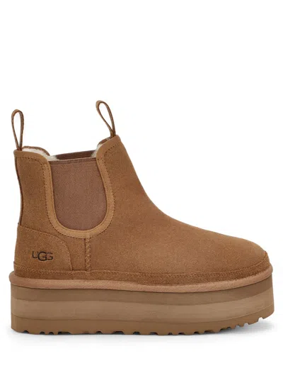 Ugg W Neumel Platform Chelsea In Marrone