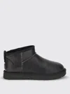 Ugg W Classic Ultra Mini Ankle Boots In Black