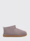 Ugg Classic Ultra Mini Suede Ankle Boots In Purple