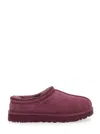 Ugg Bordeaux Mules With Almond Toe And Embroidery In Suede Woman In Burgundy