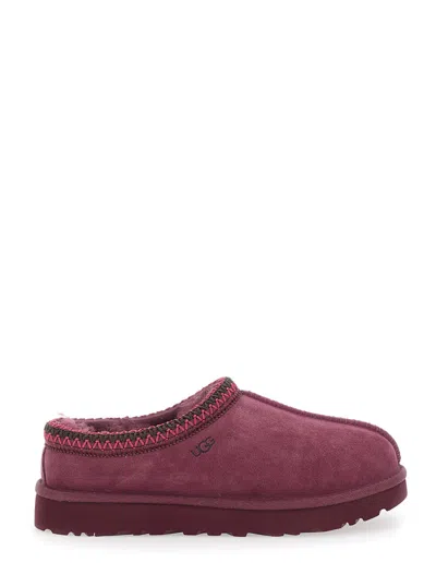 UGG BORDEAUX MULES WITH ALMOND TOE AND EMBROIDERY IN SUEDE WOMAN