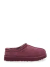 Ugg Bordeaux Mules With Almond Toe And Embroidery In Suede Woman In Purple