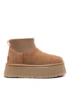 Ugg Mini Puffer Platform Ankle Boot In Marrón