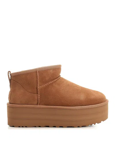 UGG ULTRA MINI PLATFORM ANKLE BOOTS