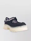 Ugg Mary Jane Flats With Translucent Sole And Decorative Bows