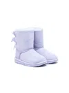 Ugg Bow-detailing Round-toe Boots In 紫色