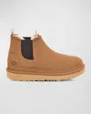 Ugg Neumel Double Pull-tab Chelsea Boots In Brown