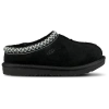 Ugg Black Tasman Ii Contrast-stitch Suede Slippers 2-7 Years Eur 26 / 8.5 Uk In Black/black