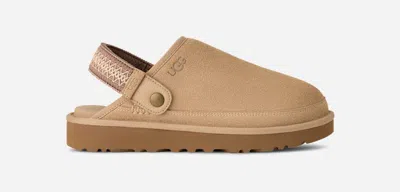 Ugg ®braid Clog Suede Shoes In Mustard Seed In Brown