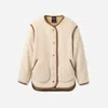 Ugg ®braid Jacket Polyester In Cream In Brown