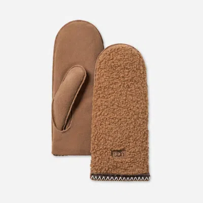 Ugg ®braid Mitten In Light Chestnut
