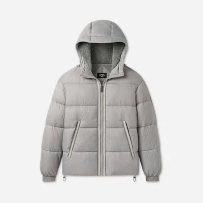 Ugg ®braid Puffer Jacket Nylon In Cobble