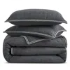 Ugg Braid Quilt Set, Full Queen In Black