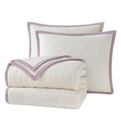 Ugg Braid Quilt Set, King In Pink