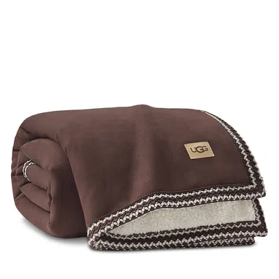 Ugg Braid Throw Blanket, 50 X 70 In Brown