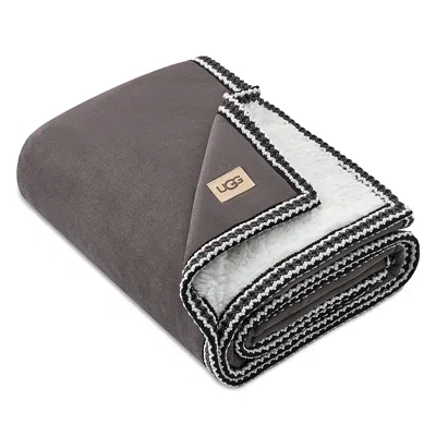 Ugg Braid Throw Blanket, 50 X 70 In Gray