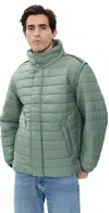 Ugg Braid Zip Jacket Green Stone In Green