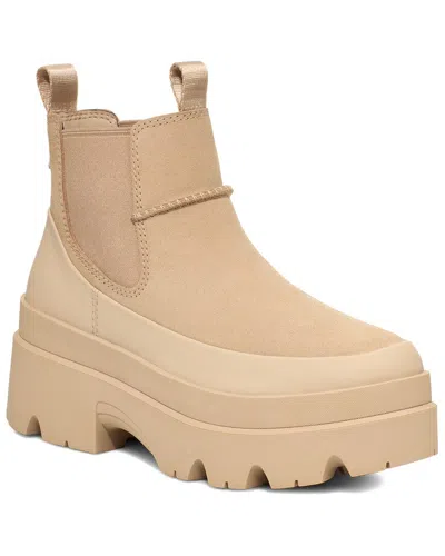 Ugg Brisbane Chelsea Suede In Beige