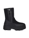 Ugg Brisbane Side Zipper Short Boots In Black