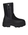 Ugg Brisbane Side Zipper Short Boots In Black