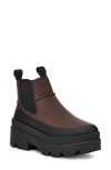 Ugg ® Brisbane Waterproof Platform Chelsea Boot In Burnt Cedar