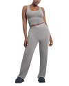 Ugg Britta High Rise Wide Leg Pants In Grey Heather