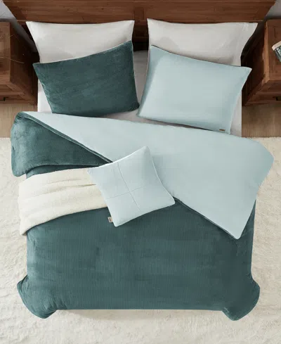 Ugg Brody Reversible 5-pc. Comforter Set, Twin/twin Xl In Green