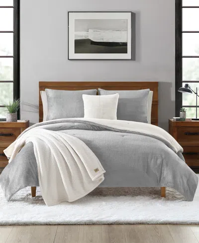 Ugg Brody Reversible 5-pc. Comforter Set, Twin/twin Xl In Gray