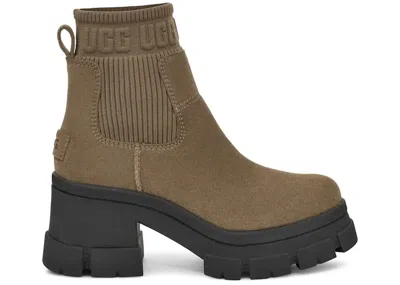 Pre-owned Ugg Brooklyn Chelsea Boot (women's) Sneakers In Hickory In Brown