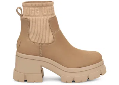 Pre-owned Ugg Brooklyn Chelsea Boot (women's) Sneakers In Mustard Seed In Yellow