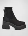 Ugg Women's Brooklyn Waterproof Chelsea Booties In Black