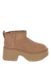 Ugg Brown 'ultra Mini New Heights' Boots In Brown