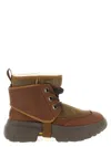 Ugg Ankle Boots With Round Toe And Pull Tab In Brown