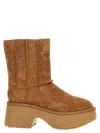Ugg Classic Twin Seam New Heights Ankle Boots In Brown