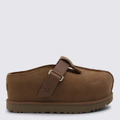 Ugg Chestnut Goldenstar High Clogs In Brown