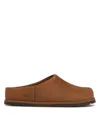 Ugg Matte Finish Smooth Rounded Toe Clogs In Multi