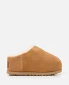 Ugg Slipper Chestnut Rubber Sole In Brown