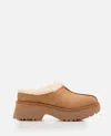 Ugg Woman New Heights Cozy Clog Shoes In Brown