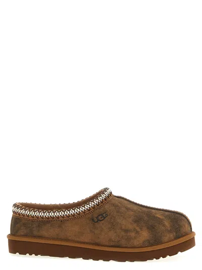 UGG BROWN SLIP ON SANDALS